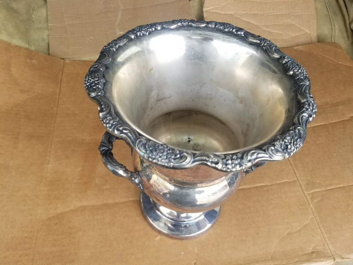 Silver champagne cheap ice bucket