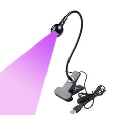 3W 395nm LED USB Glue Curing Ultraviolet Lamp UV Blacklight Gooseneck LW Light