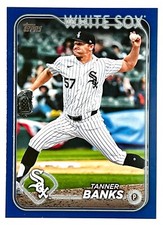 2024 Topps Update Series - Royal Blue US129 Tanner Banks Chicago White Sox