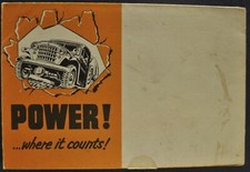 1953 Willys Jeep 4x4 Brochure Cj-3b Universal Station Wagon Pickup Truck Panel