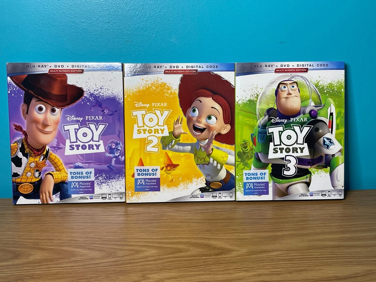 Pixar Toy Story Set I II and III Blu Ray eBay