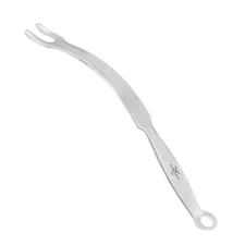 Set of 3 PCL Retractor, 10”, Light Curve, Double Prong, 12 mm Spread, 5 mm