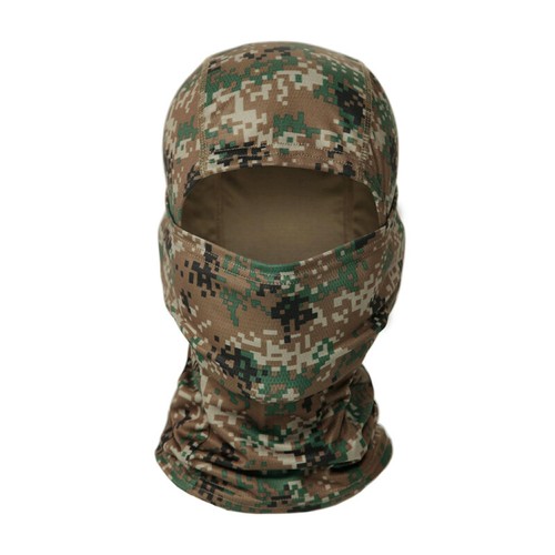 Tactical Camouflage Balaclava Military Hunting Face Mask Shield Neck Gaiter Hood - Picture 45 of 47