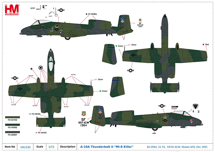 ホビーマスター1/72 A-10A Mi-8 Killer HA1335 ホビーマスター1/72 A-10A Mi-8 Killer HA1335(ホビーマスター