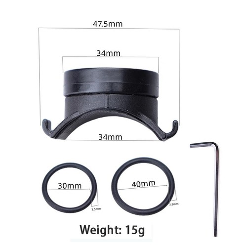 Flexible Bike Light Mount for Seatpost/Handlebar Gar min/Bry ton Compatible - Picture 10 of 10