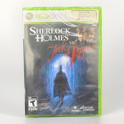 Sherlock Holmes vs. Jack the Ripper (Microsoft Xbox 360, 2010) Brand New Sealed!