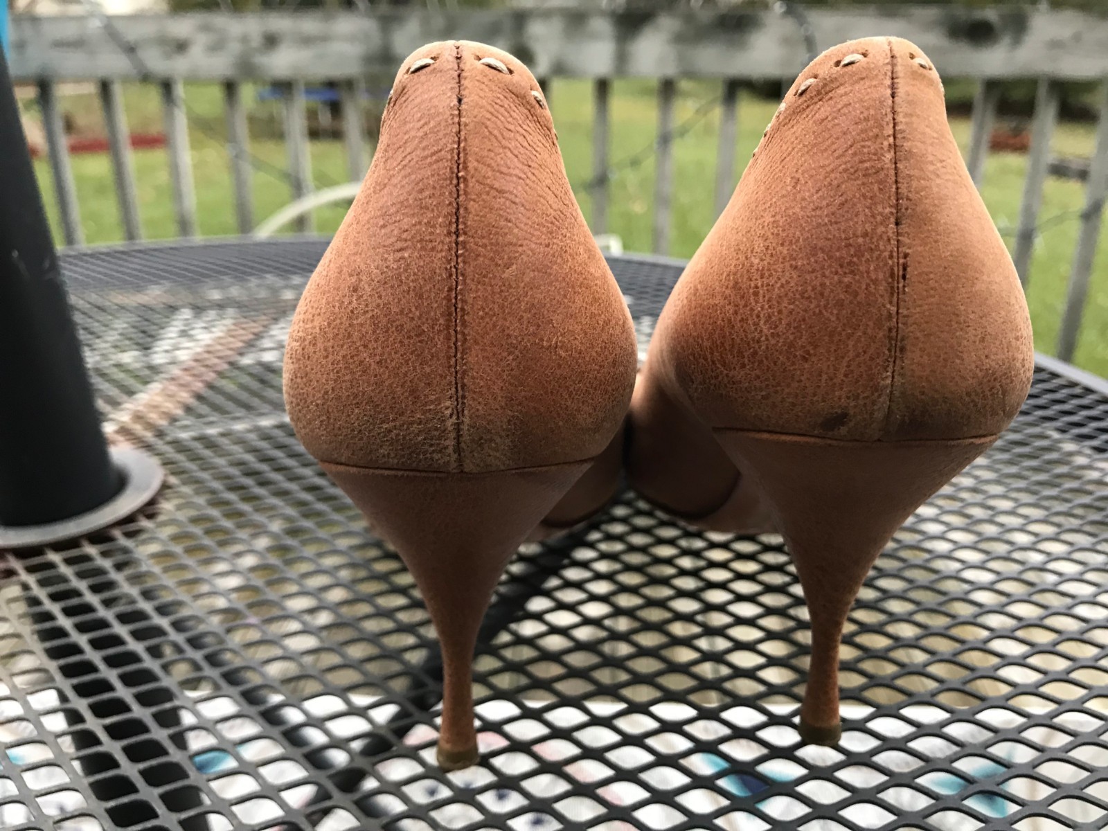 PRADA Women's Brown Tan Textured Textured Textured Leather Silver Buckle Heels Pumps Size 8 38.5 b4057d PRADA Women's Brown Tan Textured Textured Textured Leather Silver Buckle Heels Pumps Size 8 38.5 b4057d