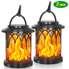 2 Pack Solar Lights Outdoor, Outdoor Solar Hanging Lantern Lights, Waterproof O