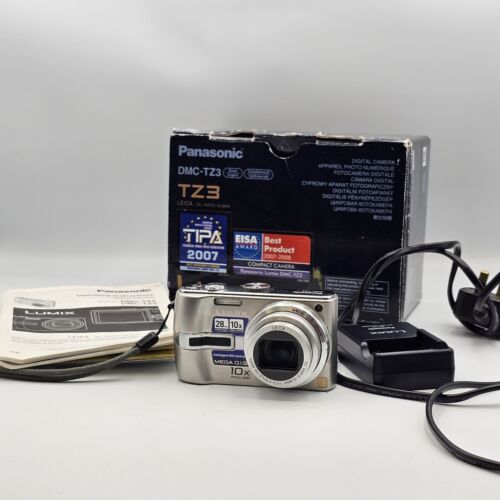 Panasonic LUMIX DMC-TZ3 7.2MP Digital Camera *Spares Or Repairs*