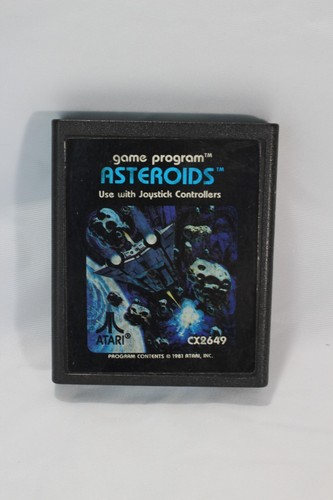 Asteroids Atari 2600 Tested Video Game Used Classic Retro Arcade Shooter Game