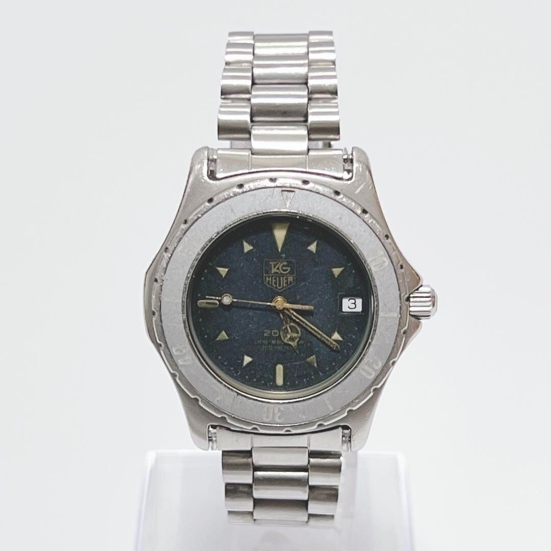 稼働 TAG HEUER 972.613 腕時計 ムーンダストダイヤル 639 TAG Heuer Professional Blue Unisex Adults Watch - 972.613