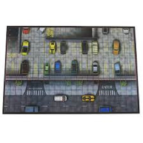 MAPA DE JUEGO HEROCLIX PREMIUM TOTALMENTE NUEVO Y SELLADO ~ ESTACIONAMIENTO GARAJE - Imagen 1 de 3
