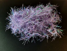 CRYSTAL ICE HACKLE - Lt. PURPLE - 5 Yds. - Feather Replacement - Fly Tying