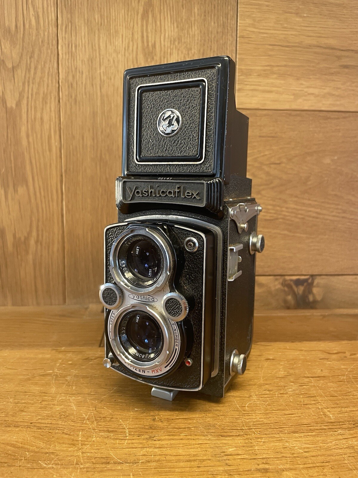 *Rare : Near Mint ++* Yashica Yashicaflex New AS TLR Camera Citizen MXV Shutter