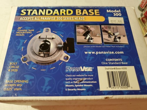 PANAVISE Standard Base Model 300 Single Control Knob Accept All 300 Series Heads - Picture 4 of 4
