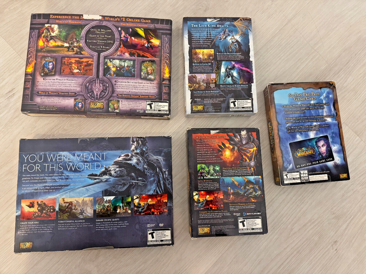 World of Warcraft: Battle Chest, Cataclysm, Lich king, WoW Game