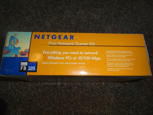 NETGEAR Fast Network Starter Kit - FB105 5 Port Switch, Network Card, & Software - Picture 3 of 10