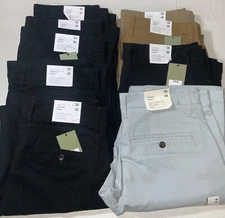 Goodfellow Mens Athletic fit CHINO pants Fuller hip & thigh Tapered leg- stretch