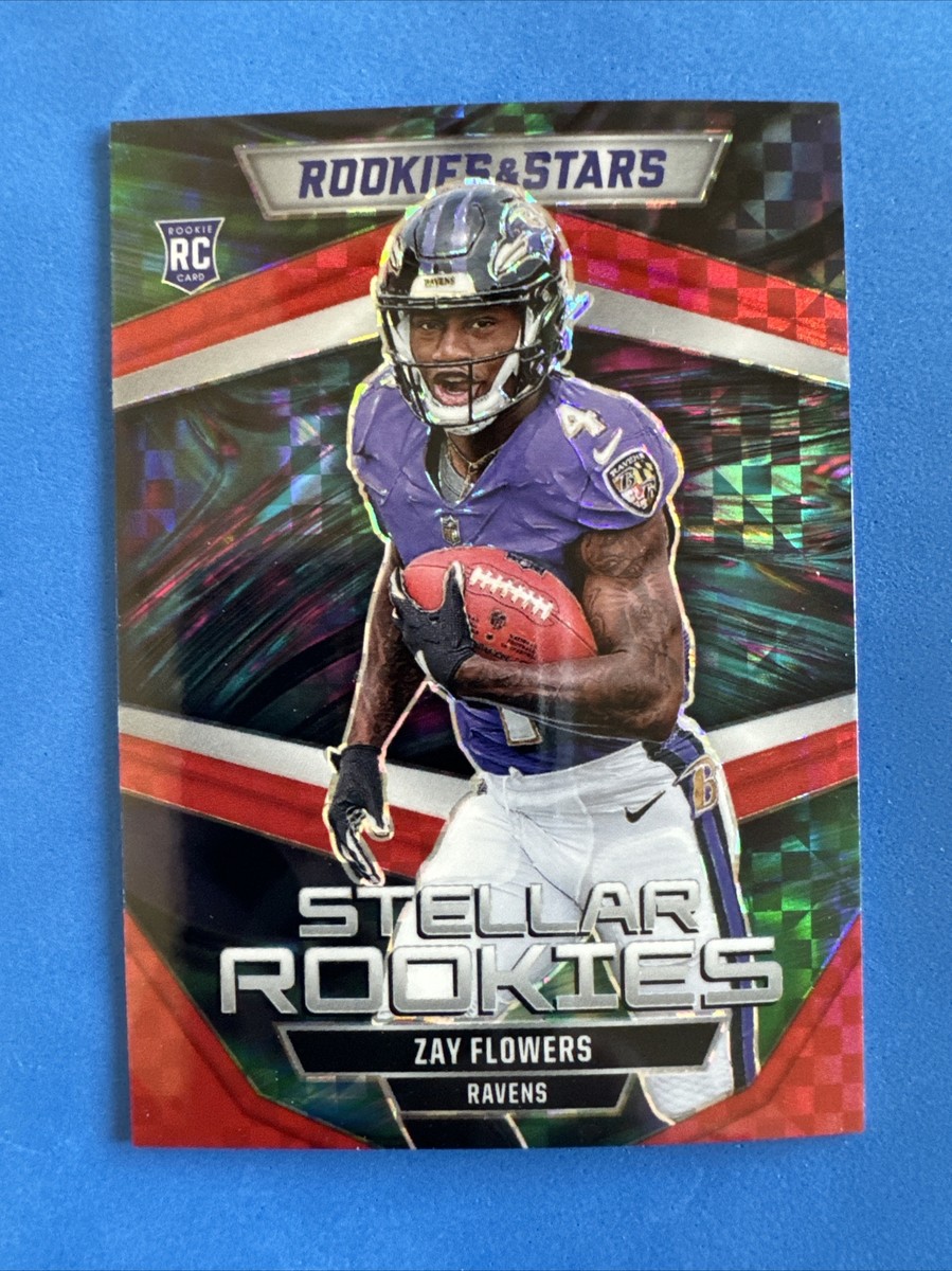 2023 Panini Rookies & Stars Zay Flowers Stellar Rookies Longevity