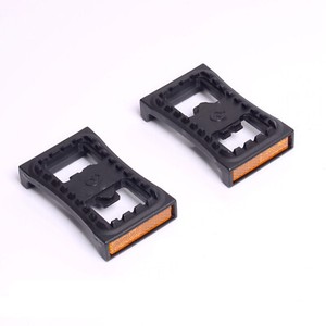 For SM-PD22 M520 M540 M780 Self Locking Pedal Cleat Flat Adapters with Reflector