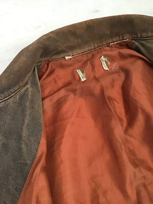 激レア✨LVC 1930s Menlo leather jacket XL Levi's LVC 1930s Menlo Leather Jacket - Brown - Size Small (p2p 18