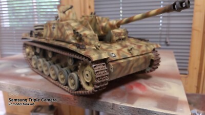 heng long 1/16 stug iii rc model tank custom painted PRO VERSION
