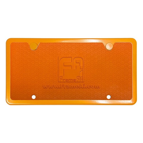 2H delgado marco de placa de acero inoxidable tapa de tornillo de metal y respaldo de silicona - Imagen 65 de 132