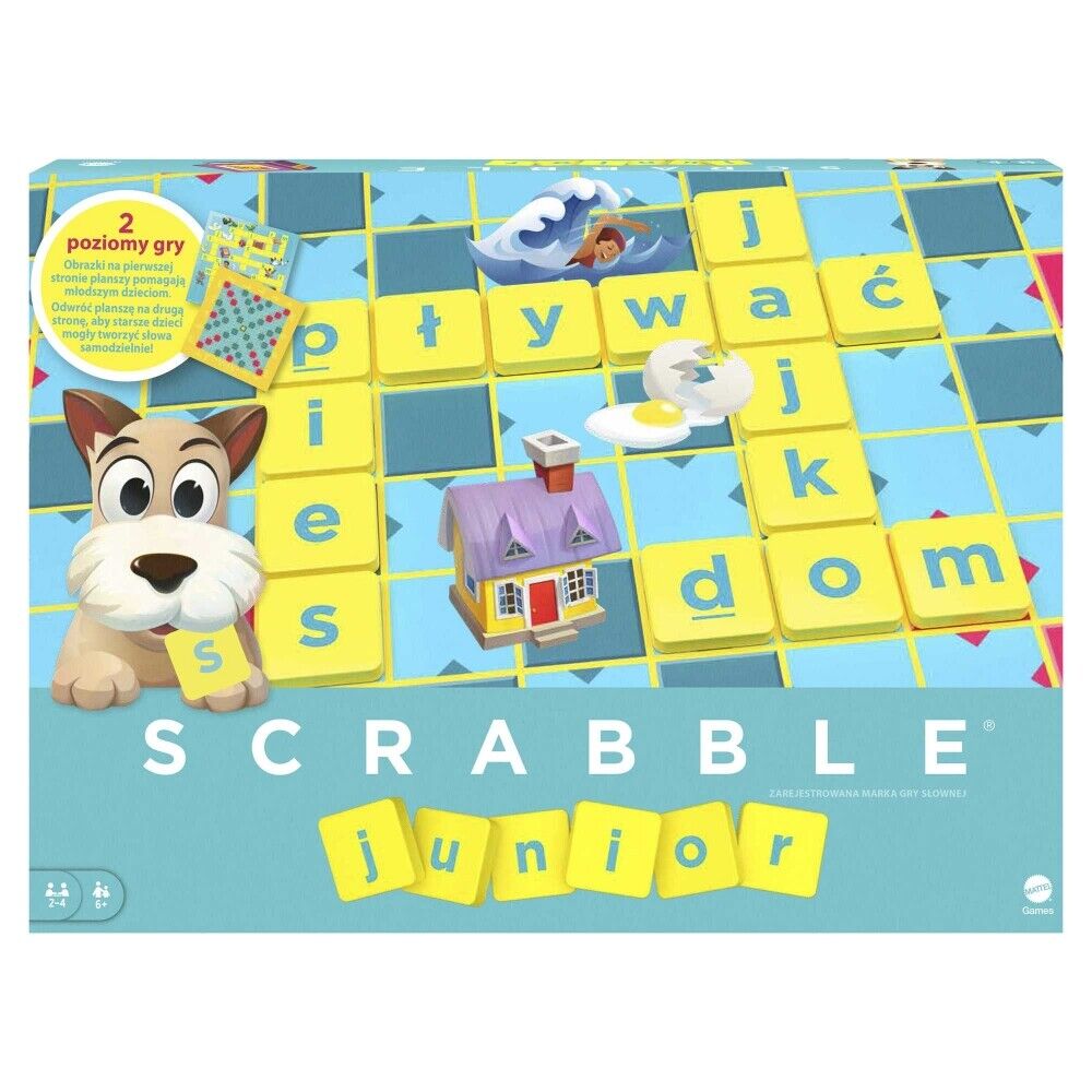 746775262006 ИГРОВОЙ автомат MATTEL SCRABBLE JUNIOR Y9735pud6 MATTEL 9690₽