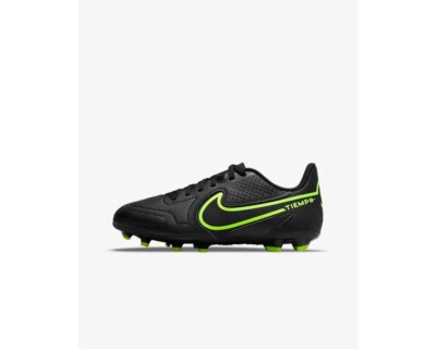 Nike Tiempo Legend 9 Club Jr FG/MG Black / Volt DA1331-070 Pre