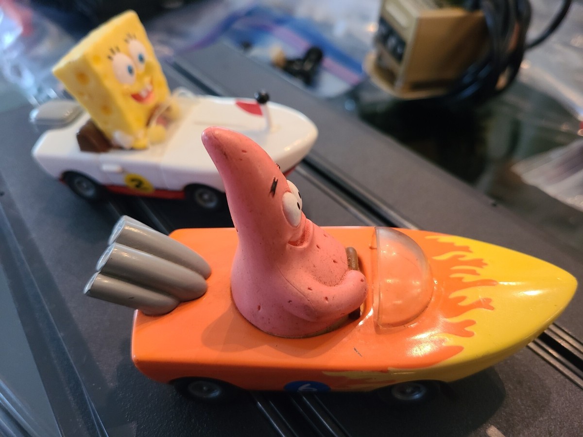 SpongeBob SquarePants Super Race set Slot Cars (SpongeBob vs