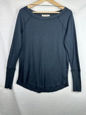Free People WE THE FREE Sweater Women Small Oversized Pullover Long Sleeve Black