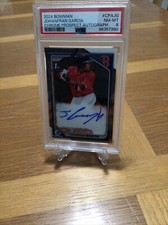 2024 Bowman Chrome Johanfran Garcia Prospect 1st Auto Autograph #CPA-JG PSA 8