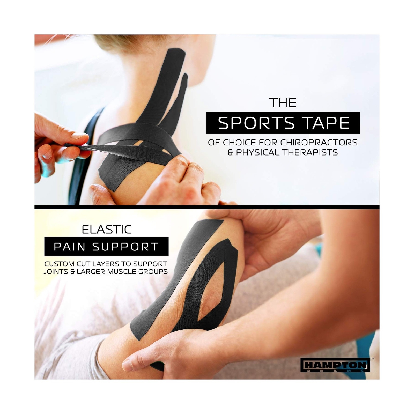 (135 Feet) Bulk Kinesiology Tape Waterproof Roll Sports Therapy Support for K...