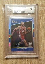 Ben Simmons  2016 Panini Donruss Optic Hologram The Rookies #2 BGS 9 !