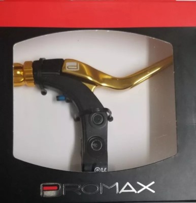 Promax Click V-Point Long Reach Brake Lever Gold