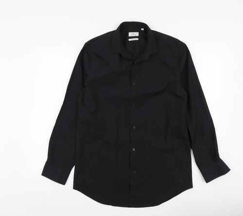 NEXT Herren schwarz Polyestermischung Größe 15 Kragen