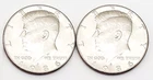 1986 P & D Kennedy Half Dollar Set (2 coins)  AVE CIRCULATED **FREE SHIPPING**