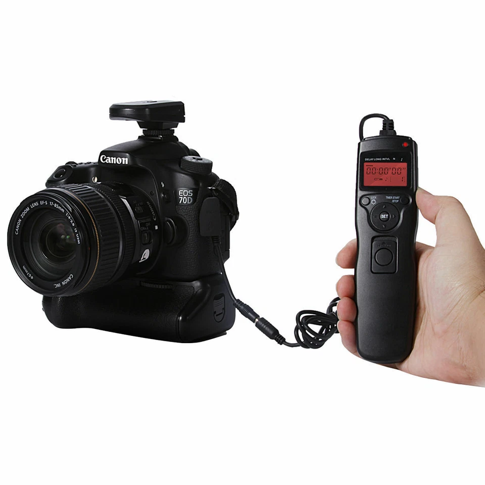 Timer Remote Shutter Release for Canon 700D/600D/70D/60D/450D PENTAX K20D/K200D - Image 3 of 4