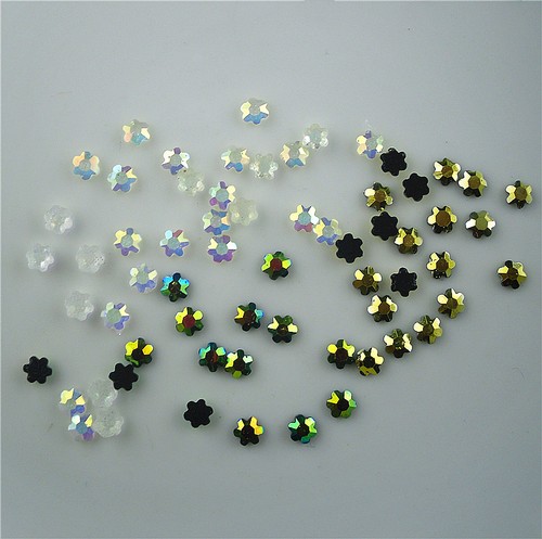 Hotfix flor de ciruelo 3,6 mm resina facetada cristal espalda plana diamantes de imitación 1000 piezas - Imagen 10 de 10