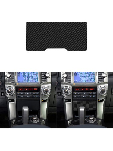 Cubierta de puerta de compartimento de consola central de fibra de carbono para Toyota 4Runner 2010-2013 - Imagen 9 de 14