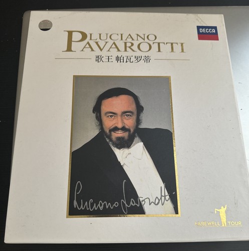 Luciano Pavarotti Farewell Tour 4 DVD + 3 CD RARE Japanese Release LP Size Case