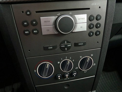 For Opel Meriva A 2002-2010 Polished Aluminum Rings for Heating Control Panel x3 - Bild 5 von 10