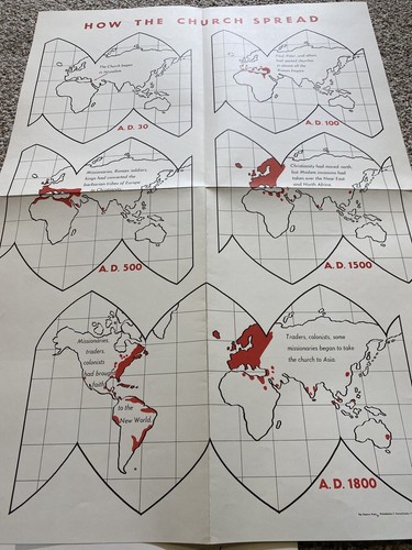 Pictures Maps Charts Set III About Church History 1965 - Picture 10 of 12