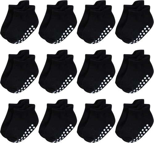Unisex Baby Non-Skid No-Show Socks