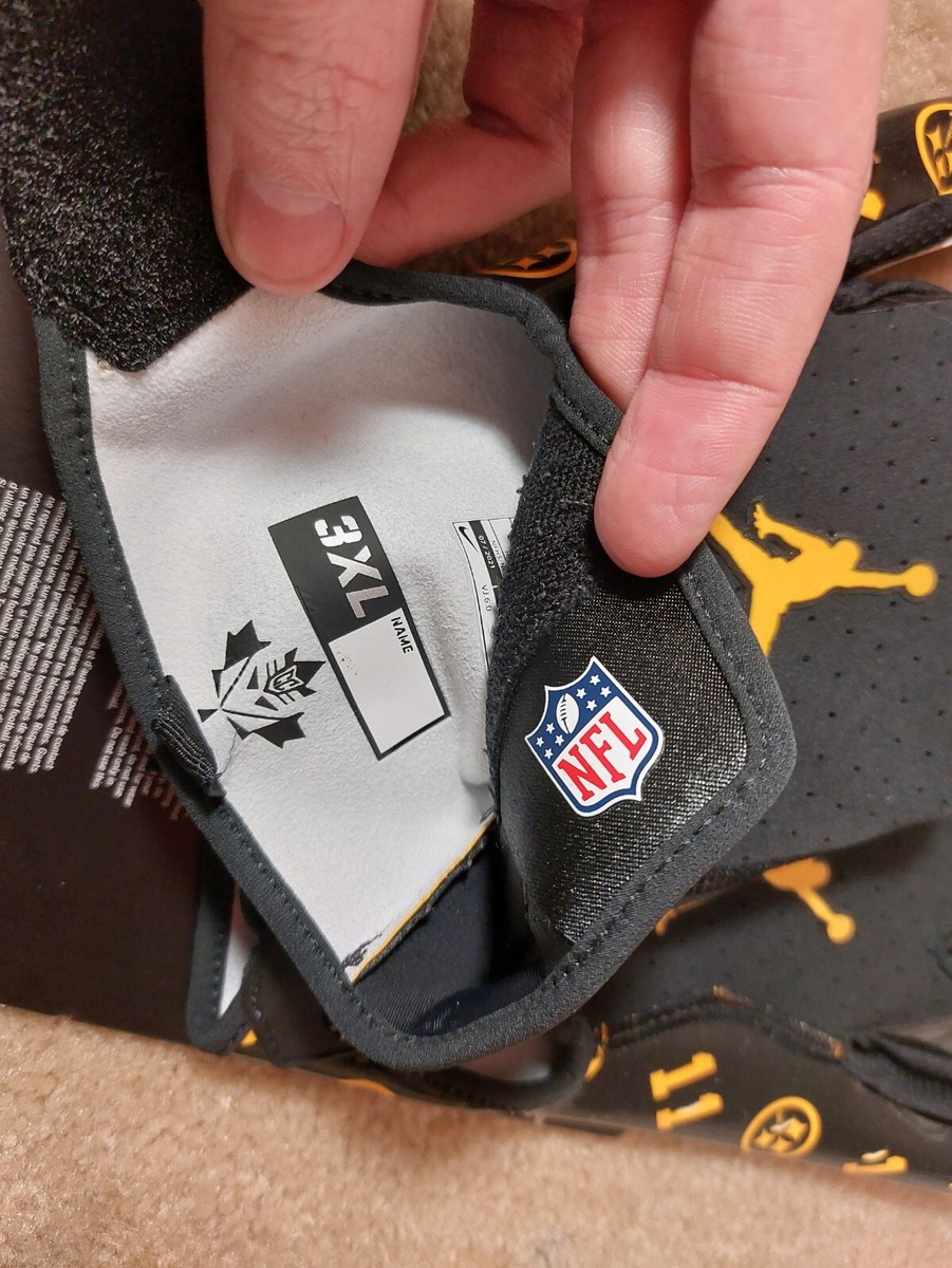 NIKE JORDAN VAPOR JET 6.0 NFL PITTSBURGH STEELERS #11 CHASE