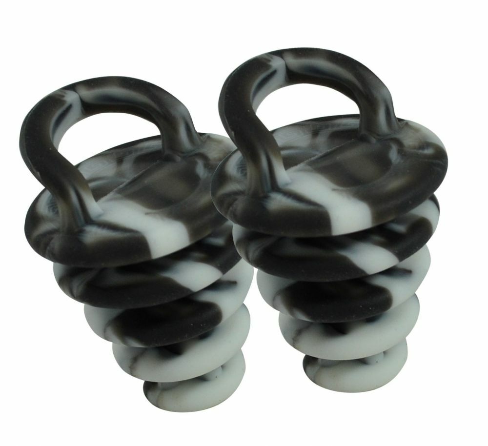 Seattle Sport Kayak Scupper Plugs, 1 pair New GLOW in DARK,BLK/GRY/WHT SWIRL