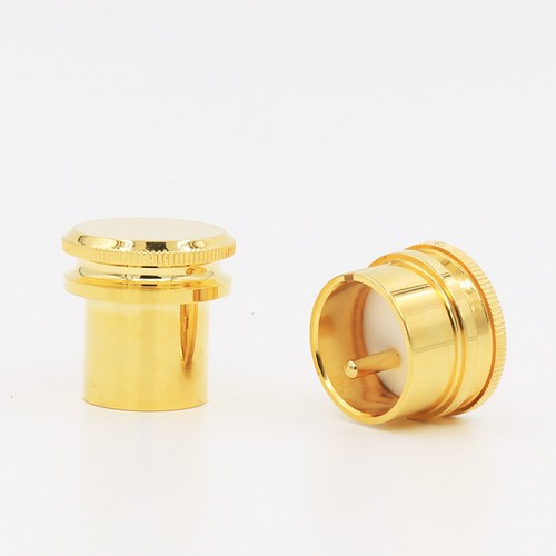 2Pcs Gold Plated XLR Male or Female Noise Reducing Denoise Caps PTFE Insulation - Picture 6 of 6