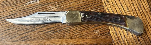 Puma Earl Stag 1976 Lockback Knife In Very Good Condition