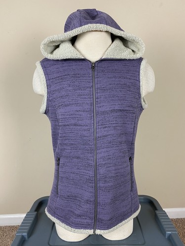 Kuhl Alska Hooded Vest Purple Full Zip 