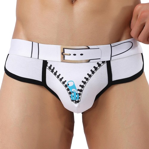 Men's Underwear Bulge Pouch Briefs Panties Print Soft Funny Naughty Boxer Briefs - Picture 3 of 72